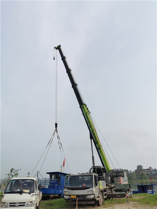 嘉峪关市桥梁建设吊装案例